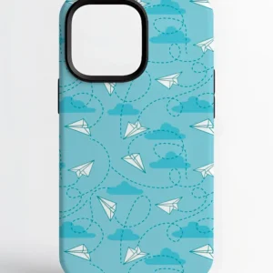 Funda Aviones de Papel - Celeste