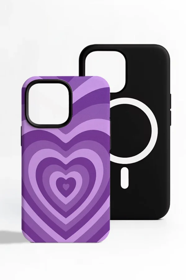 Funda Efecto Corazón - Morado - Imagen 2
