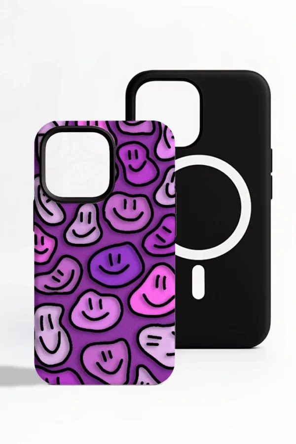 Funda Smiley Vibes - Morado - Imagen 2