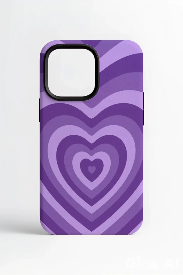 Funda Efecto Corazón - Morado