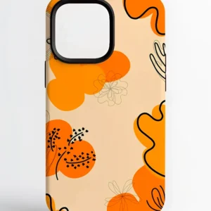 Funda Arte Botánico - Naranja