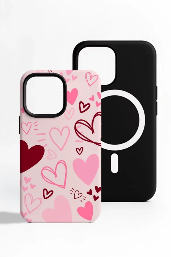Funda Corazones - Rosada - Imagen 2